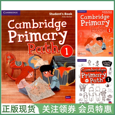 剑桥少儿英语教材 Cambridge Primary Path Level 1 Student's Book and Activity Book 一级学生用书练习册套装