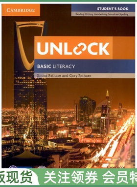 剑桥中学学术英语教材 Unlock Basic Literacy Student's Book with Downloadable Audio 入门级读写学生用书 新二版
