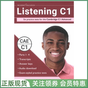 Six practice Advanced Listening 6套听力模拟测试练习 Cambridge for 剑桥CAE考试 tests