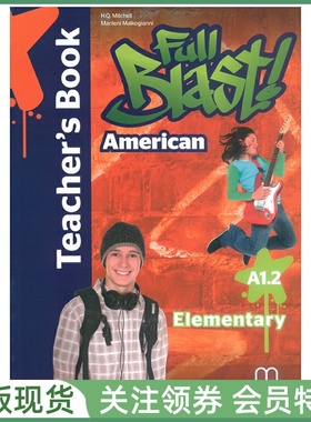 MM青少英语教材 Full Blast American English Edition Elementary Teacher's Book A1.2 教师用书2级 美音版 双恩出版