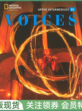 国家地理成人英语教材 Voices Upper Intermediate B2 Student's Book with Online and eBook 六级学生用书带在线 NGL