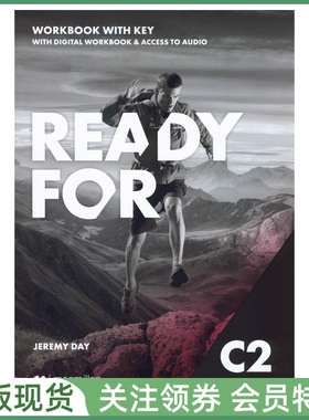 麦克米伦剑桥考试备考用书 Ready for C2 Poficienay Workbook with Key Digtal and Audio CPE练习册带帐号答案音频 macmillan