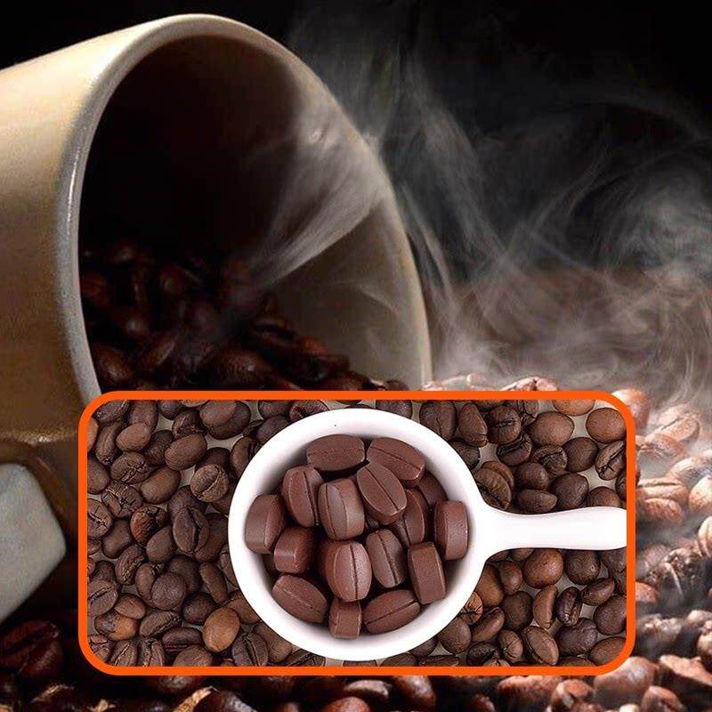 糖哪儿咖啡糖即食咖啡豆糖拿铁味混合味压片硬糖上课加班开车糖果