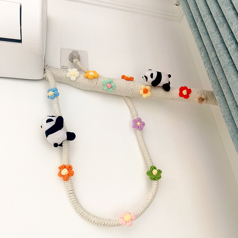 空调管子电线装饰美化遮挡棉绳麻绳包水管燃气管道暖气管遮丑神器