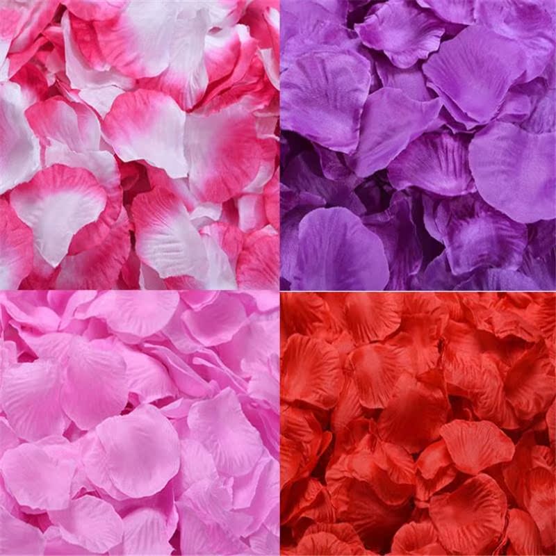 仿真好布料玫瑰花瓣婚庆好花瓣道具假玫瑰花瓣婚庆用品按斤称