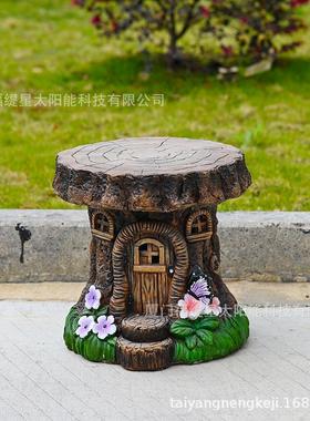 跨境新品乌龟凳子公园摆件小区园林景区动物园休闲庭院凳子摆件