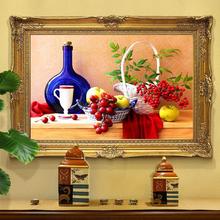 5D钻石画餐厅欧式客厅小幅点贴砖石十字绣2020新款秀卧室水果满钻