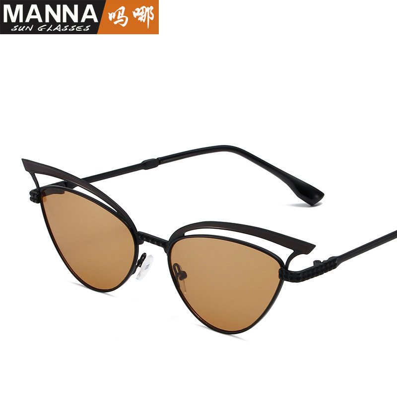 英国CoopKoop欧美高街风蝴蝶框镂空太阳镜新款防紫外线街拍墨镜