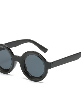 英国coopkoop新款简约圆形太阳镜 欧美时尚百搭圆框沙滩百搭墨镜