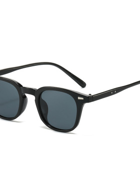 英国coopkoop新款简约方形太阳镜 欧美时尚百搭方块铆钉素颜休闲