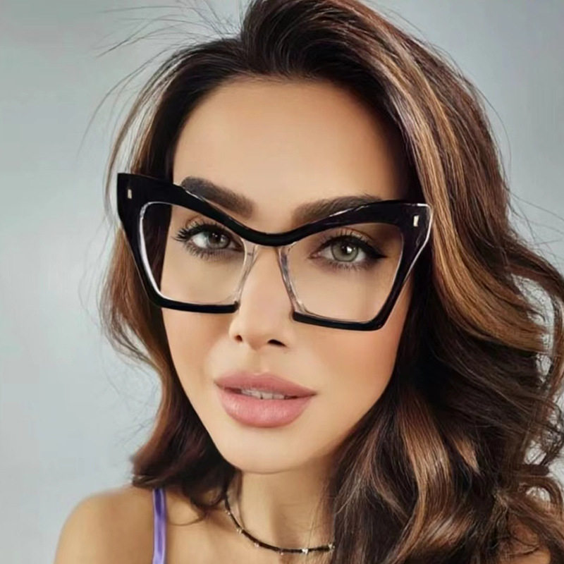 英国coopkoop新款炫彩派对穿搭平光镜个性矿物岩石色眼镜架潮流