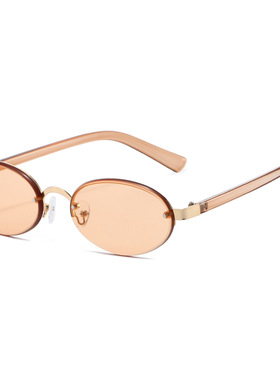 英国coopkoop新款复古金属椭圆框墨镜高级感港风防晒太防紫外线