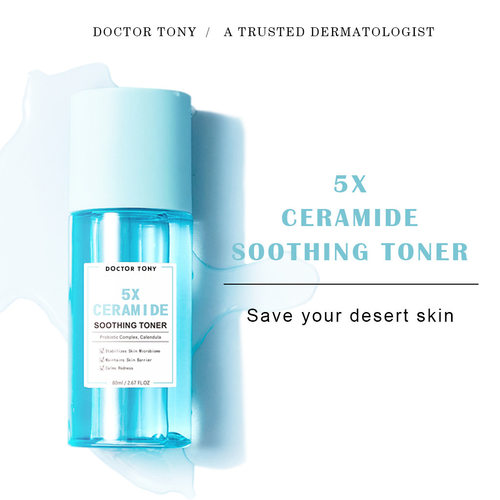 新款推荐doctor tony5x神经酰胺爽肤水ceramide toner出口全英文