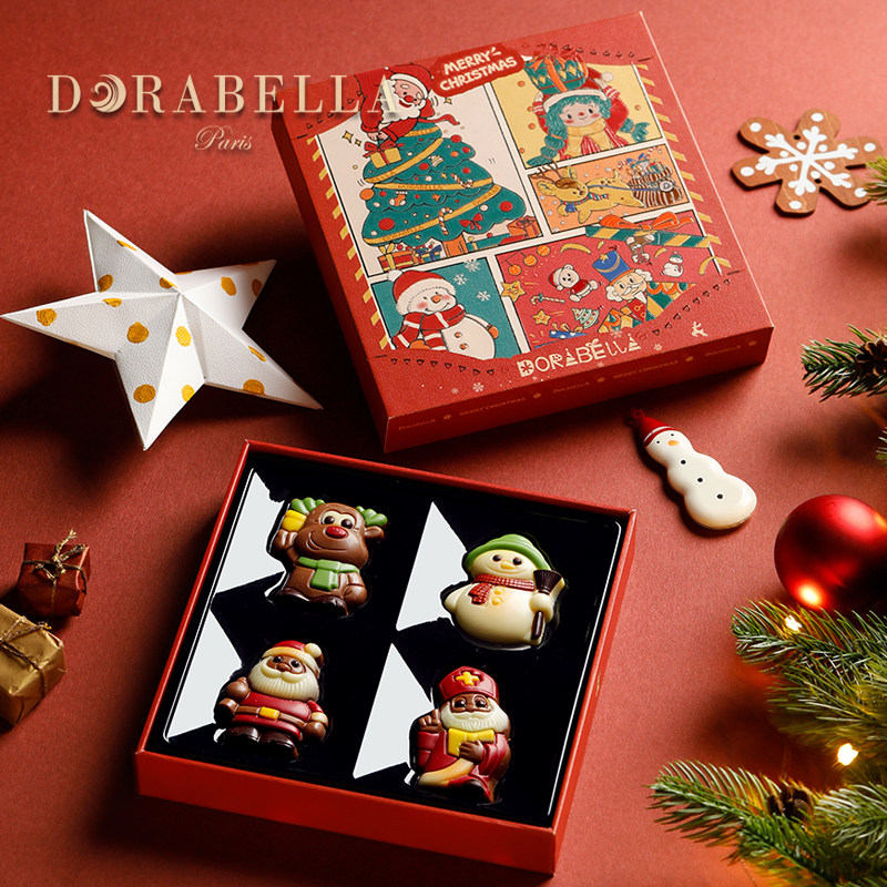 新年伴手礼物比利时进口巧克力礼盒装送女孩朋友男生儿童糖果零食