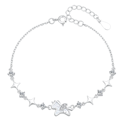 中国黄金央创独角兽纯银手链