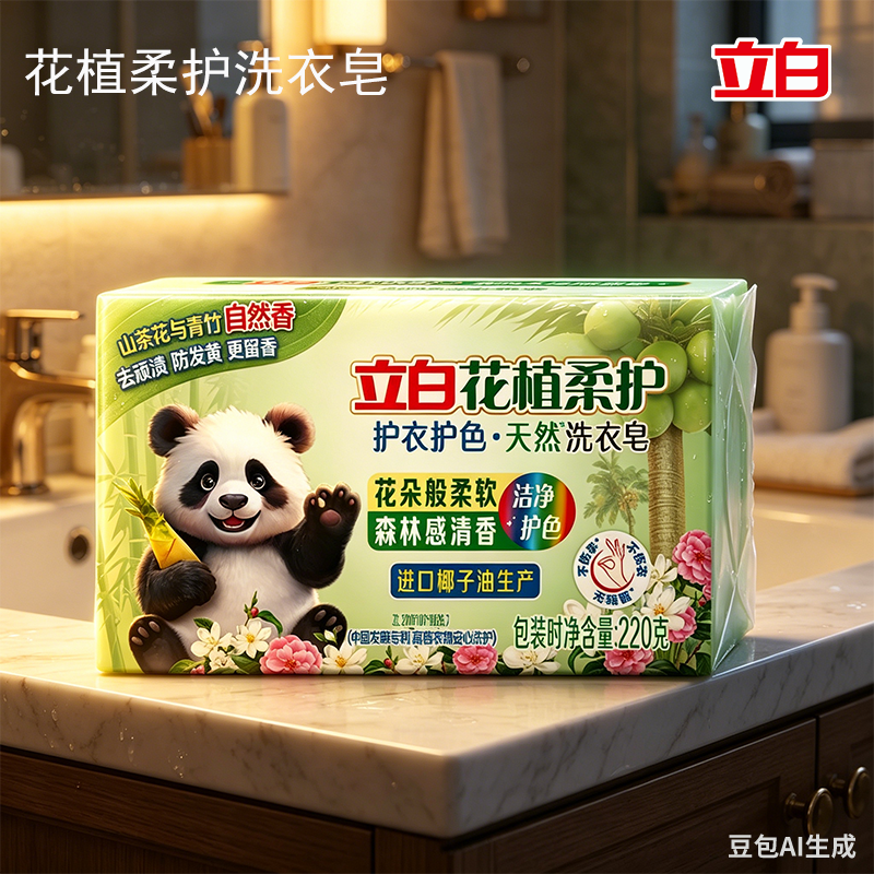 立白洗衣皂洁净去渍持久留香