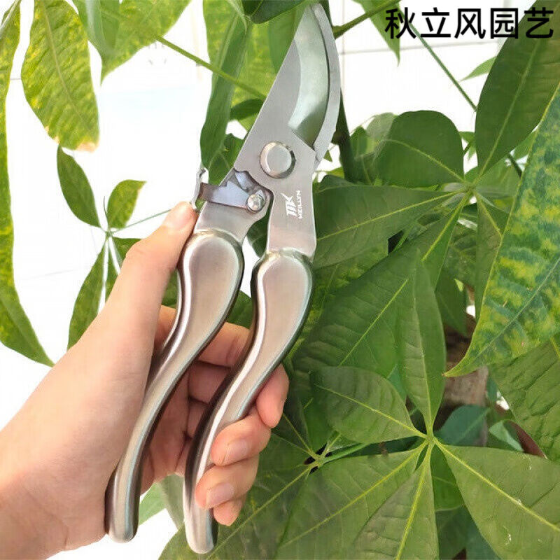 2023不锈钢修枝剪刀粗枝省力摘果树修剪刀树枝修剪树剪子多功能修