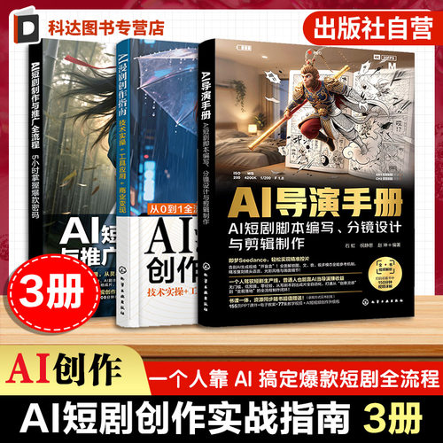 AI短剧系列丛书（3册套装）