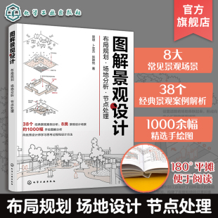 节点处理 场地分析 商业办公景观 儿童及校园景观 风景园林城市规划环境艺术设计专业参考 图解景观设计 新农村景观 布局规划
