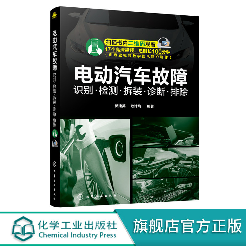 电动汽车故障识别 检测 拆装 诊断 排除 电动汽车故障维修技术书籍 电动汽车结构构造原理书 零基础学汽车维修 电动汽车维修一本通