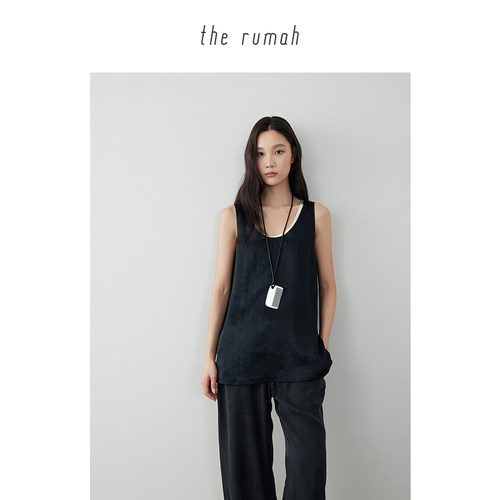 therumah缎面万能背心