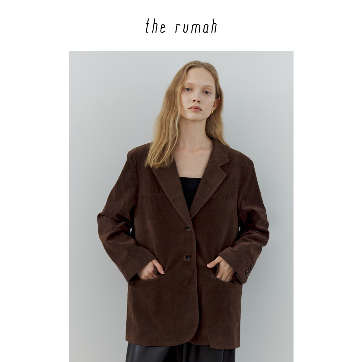 折扣特惠 therumah反毛皮大廓形极简西装外套  高级感西装外套,女装/女士精品,西装,淘宝优惠券,粉丝福利购,淘宝优惠卷