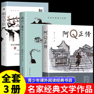 阿Q正傳朝花夕拾我這一輩子 青少年初高中生課外閱讀書籍五六七八年級現當代名著講述中國國民 靈魂系列正版 暢銷書 魯迅原著文集