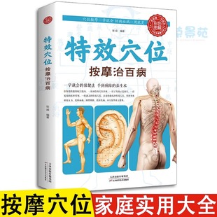 正版 中医经络穴位艾灸拔罐图书籍中医按摩养生穴位入门书籍 特效穴位按摩治百病手法大全生活养生家庭按摩推拿图解大全速查手册