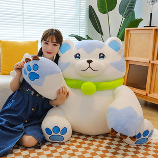 爆款阿古朵毛绒玩具球球呆萌安抚可爱玩偶送女生大号抱枕生日礼物