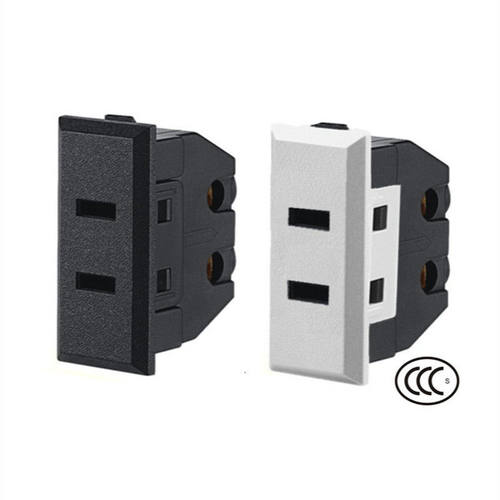 二孔带保护门2极嵌入式国标插座