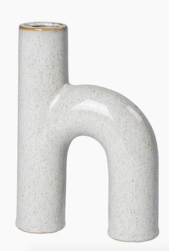 AYFGL DE-Chamb手工制作斑点活性釉陶器独特造型花瓶 家居摆件