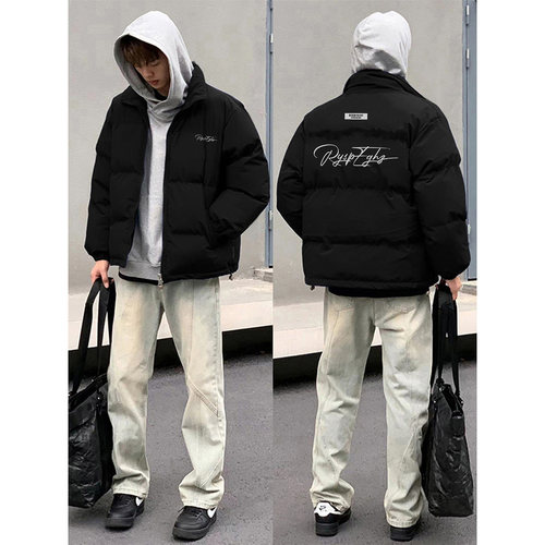 冬季保暖立领休闲羽绒服