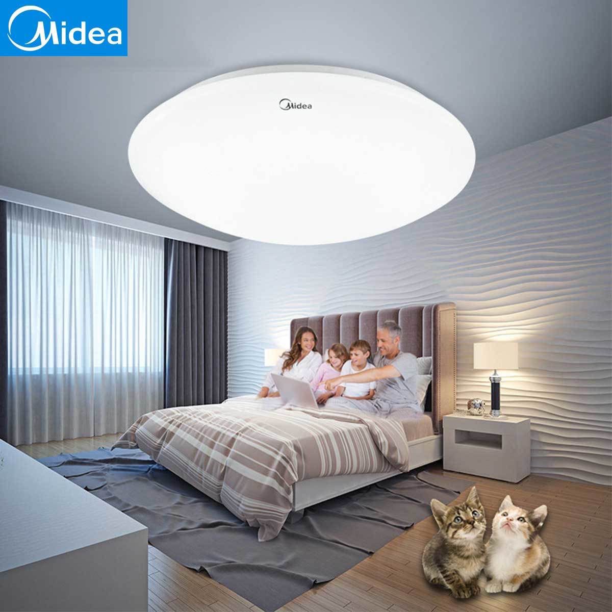 美的照明吸顶灯LED现代简约卧室走廊过道阳台玄关厨房灯具