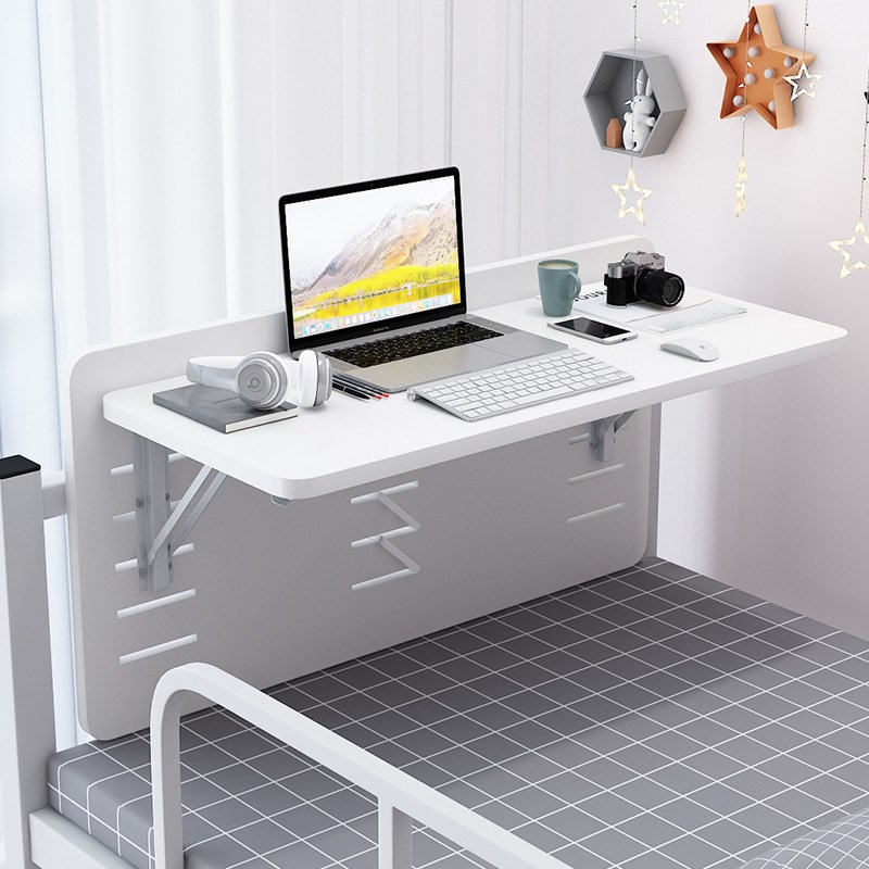 床上用电脑桌大学生宿舍上铺神器B架子床上下铺悬空小桌子可折叠