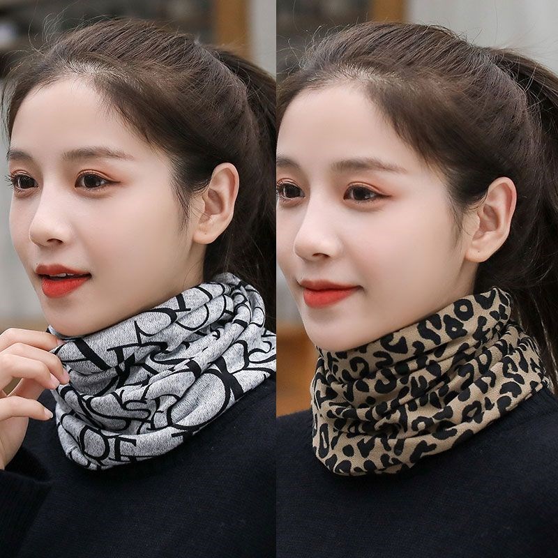 颈椎围巾c【买一送一】围脖冬季女网红堆堆帽子保暖套头护颈椎