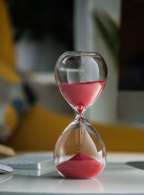 沙漏计时器流沙玻璃沙漏5/10/15/20/30分O钟计时沙漏流沙摆件新款