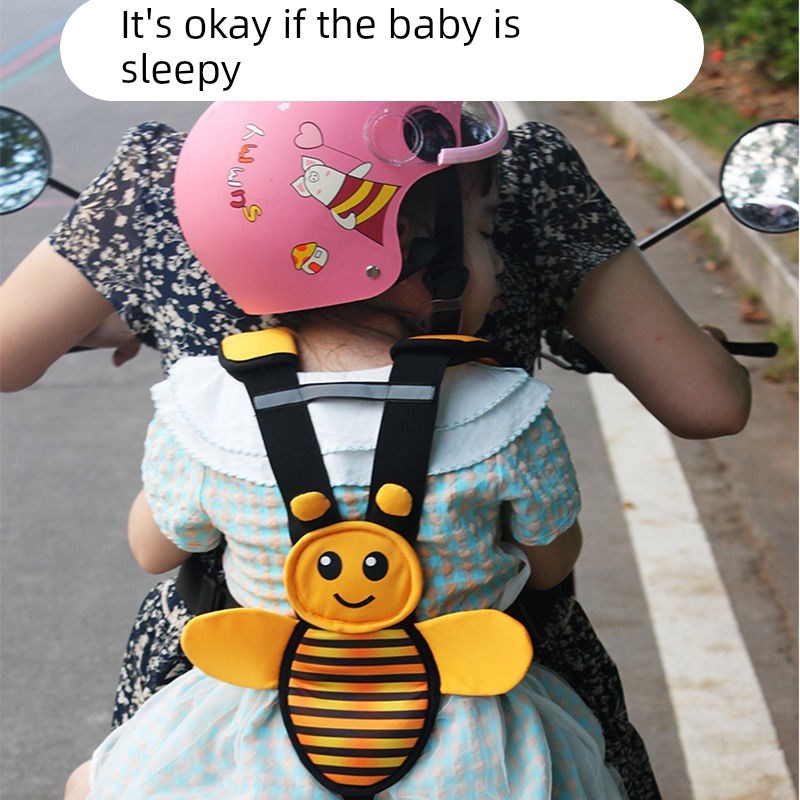 儿童座椅固定绑带儿童摩托车电动车儿F童安全带娃骑行坐电瓶车宝