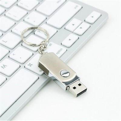 Metal Roating USB20 Flash Memory Drive 8GB Stick Pen Thumb