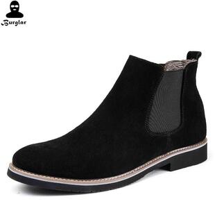 Winter Ankle Martin 2023Chelsea Shoes Men Boots Leather Boot