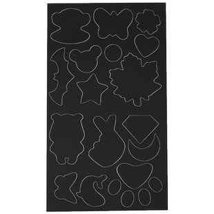 黑色羽绒服补丁贴男士女生破洞无痕修复自粘沙发皮革修补皮衣免缝防水贴布衣服卡通图案贴校服布贴裤子翻新贴