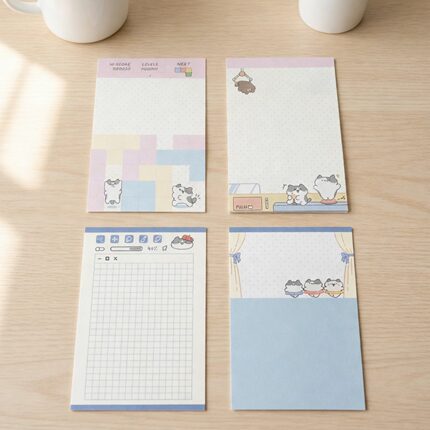 分装｜书慧文具A7游乐园便签120g双面彩印手帐内页素材无粘性