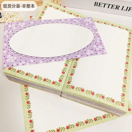 胖橙文创分装古笺花序A6p内页