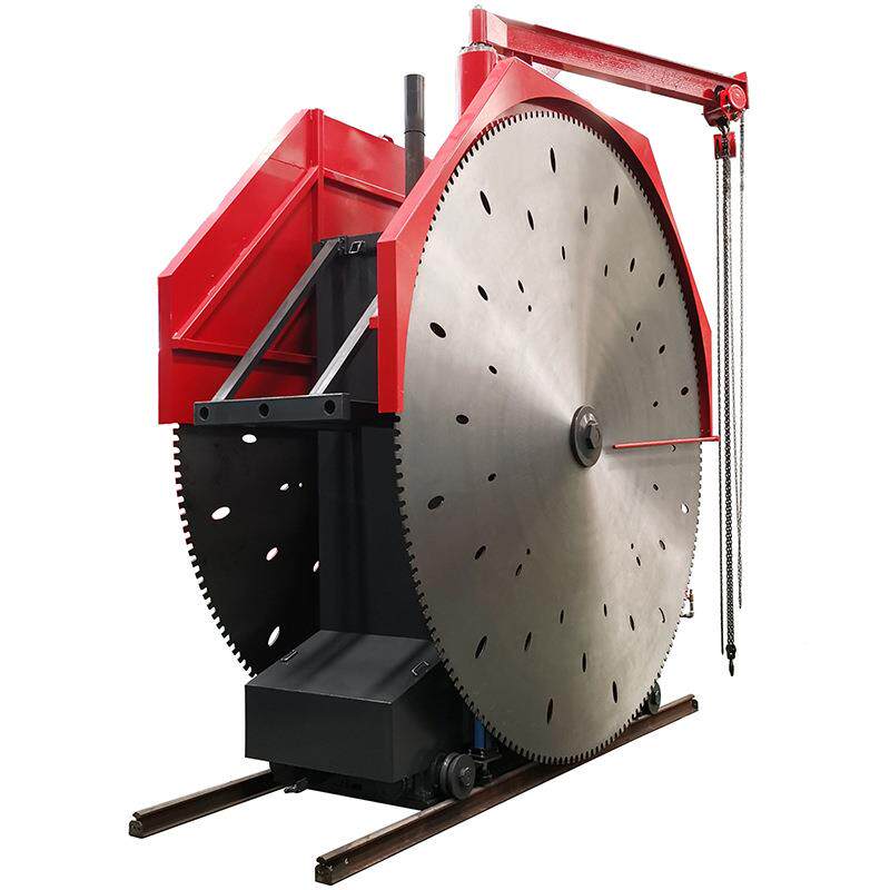 石材矿锯圆花岗岩大理石荒料采切割山机自动盘锯开石2qykz机矿山