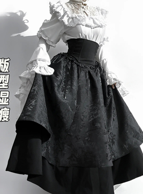 修女服cos巴珐琅夫人lolita哥特风skcos法兰西OC万圣节亚比亚文化