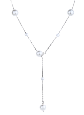 伊生爱满天星珍珠项链送老婆女友