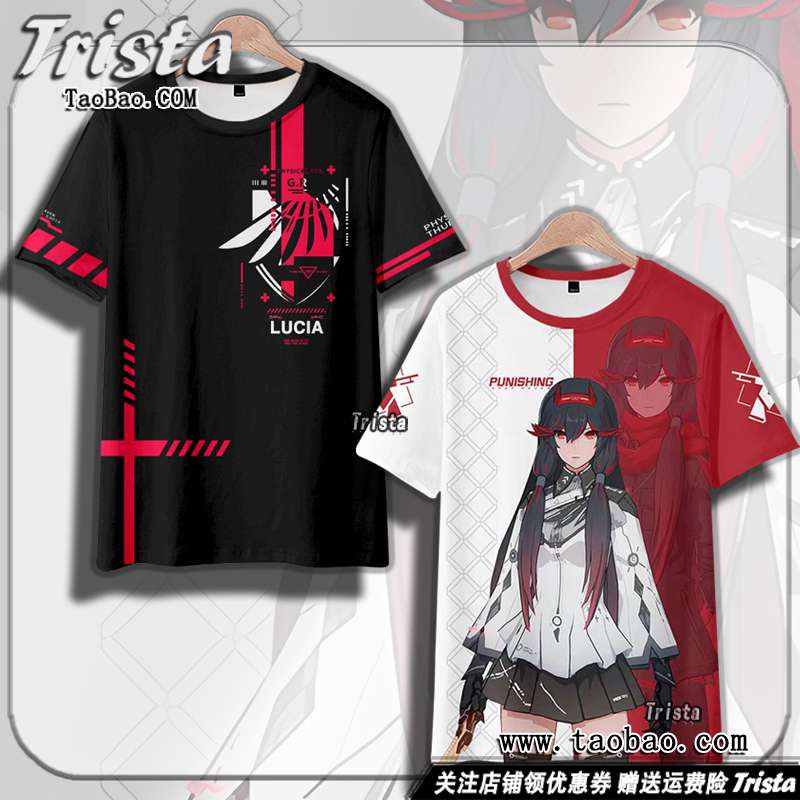 短袖T恤战双帕弥什周边衣服