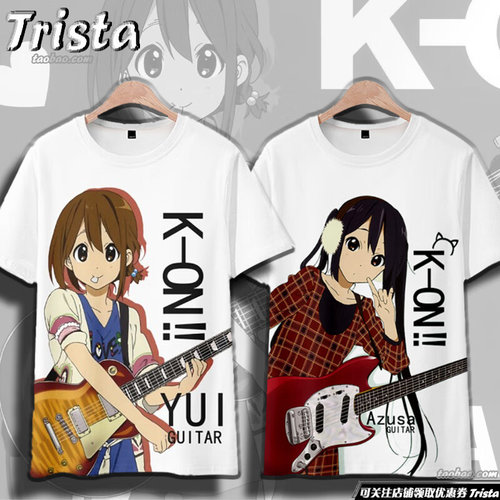 短袖T恤轻音少女衣服K-ON