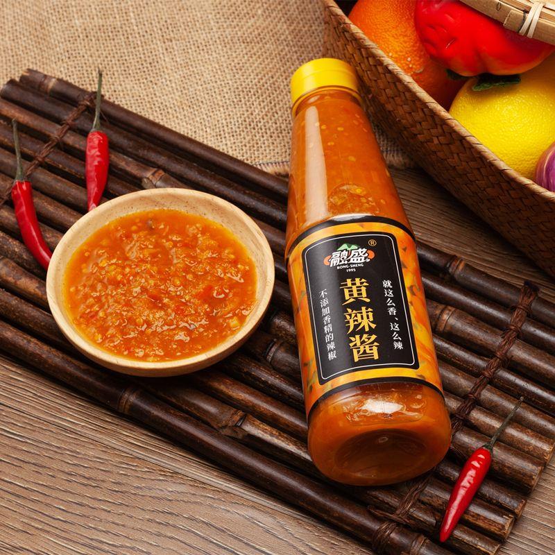 辣椒酱永安黄椒酱福鼎肉片伴侣自制超辣下饭香辣鲜椒特辣500克图片