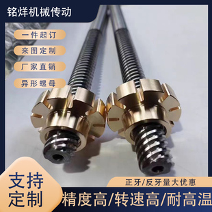 多头大导程梯形丝杆加工定做 30大导程丝杆