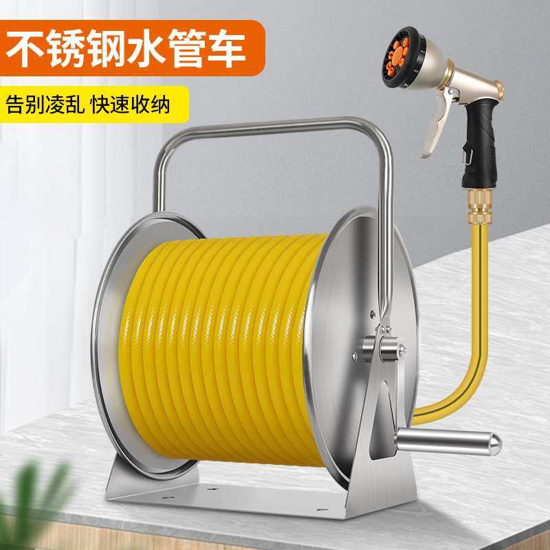 水管车收管卷管器浇花浇菜洗车水管软管收纳架绕管架卷管机浇水车